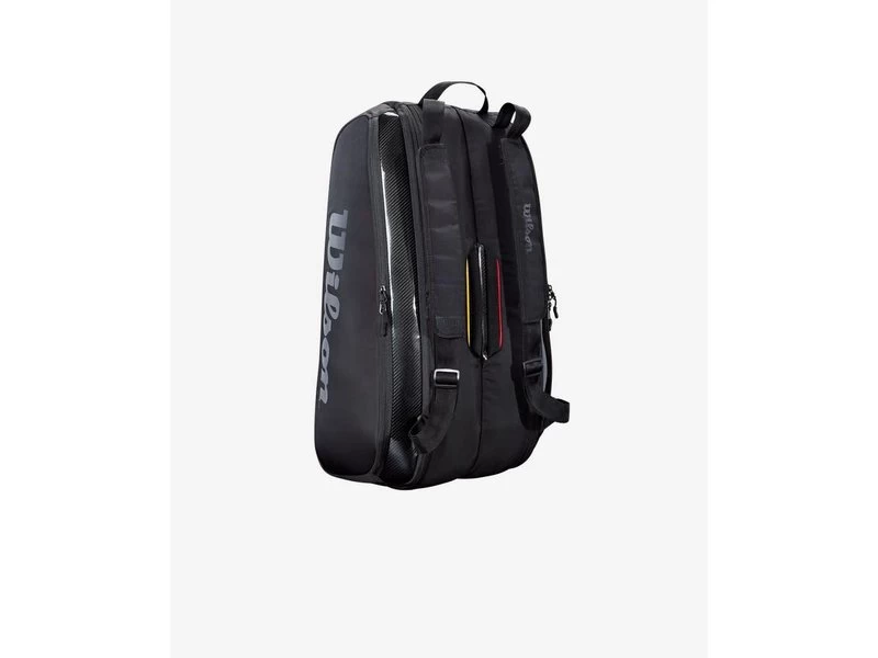 Wilson Super Tour 9 Pack Pro Staff Tennis Bag Black 2 Wilson Super Tour 9 Pack Pro Staff Tennis Bag Black - Image 2