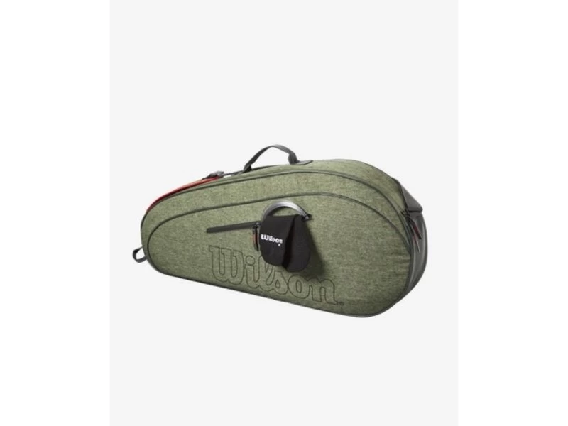 Wilson Team 3 Pack Racquet Bag- Heather Green 2 Wilson Team 3 Pack Racquet Bag- Heather Green - Image 2