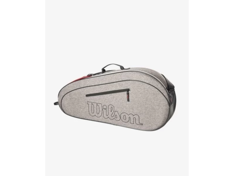 Wilson Team 3 Pack Racquet Bag- Heather Grey 2 Wilson Team 3 Pack Racquet Bag- Heather Grey - Image 2