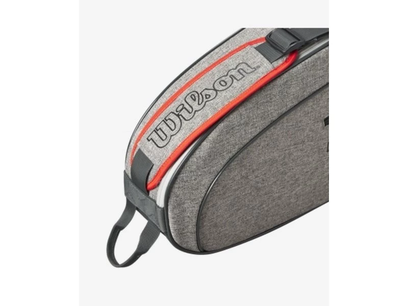 Wilson Team 3 Pack Racquet Bag- Heather Grey 3 Wilson Team 3 Pack Racquet Bag- Heather Grey - Image 3