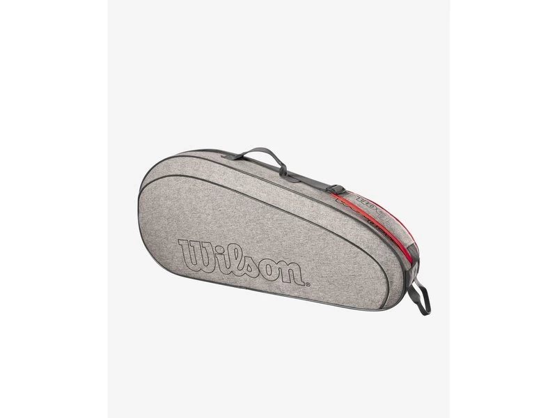 Wilson Team 3 Pack Racquet Bag- Heather Grey 1 Wilson Team 3 Pack Racquet Bag- Heather Grey