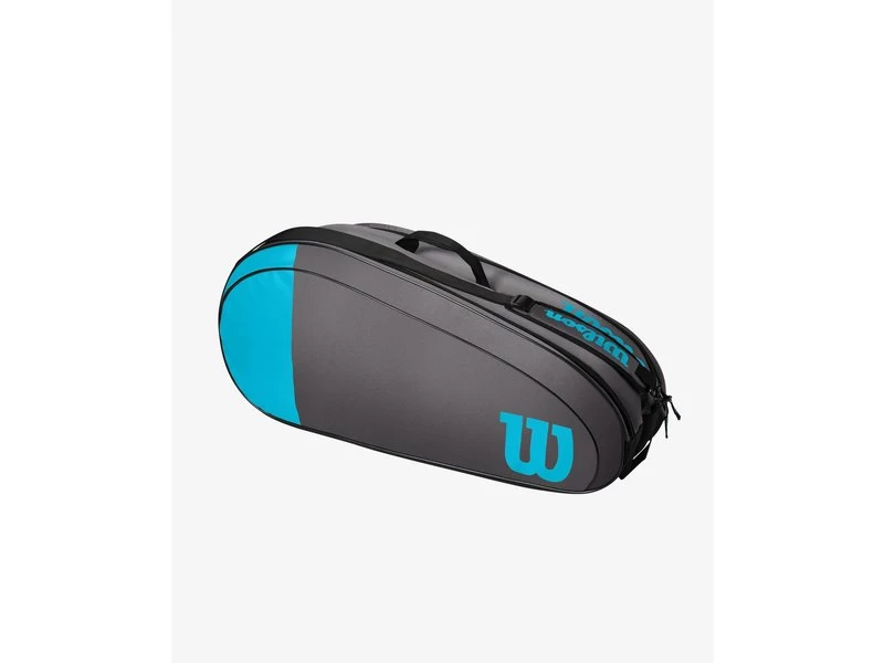 Wilson Team 6 Pack Bag Blue/Gray 1 Wilson Team 6 Pack Bag Blue/Gray