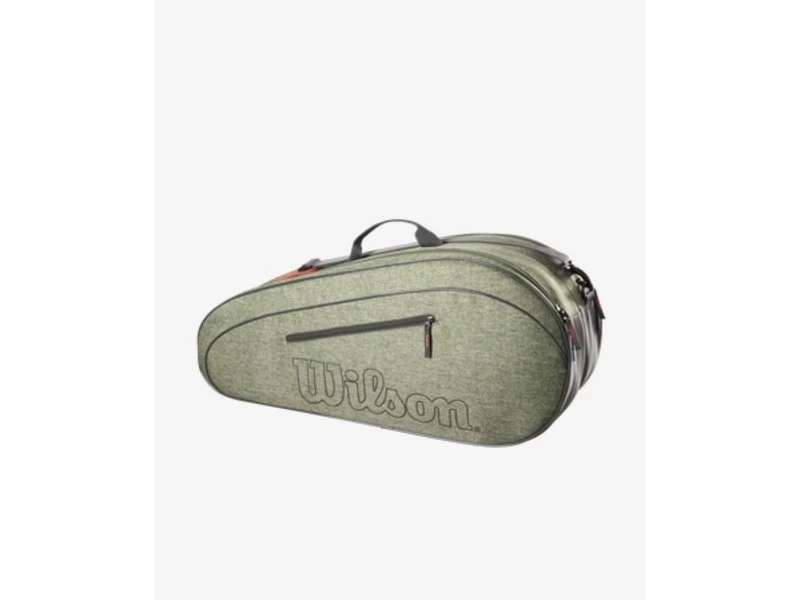 Wilson Team 6 Pack Racquet Bag- Heather Green 3 Wilson Team 6 Pack Racquet Bag- Heather Green - Image 3