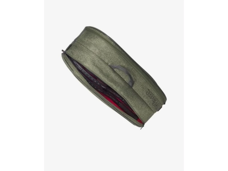 Wilson Team 6 Pack Racquet Bag- Heather Green 5 Wilson Team 6 Pack Racquet Bag- Heather Green - Image 5