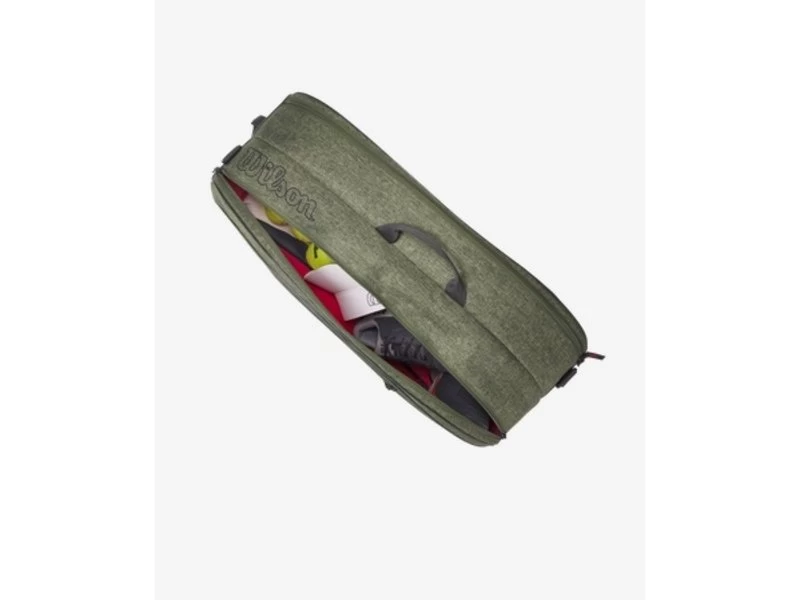 Wilson Team 6 Pack Racquet Bag- Heather Green 6 Wilson Team 6 Pack Racquet Bag- Heather Green - Image 6