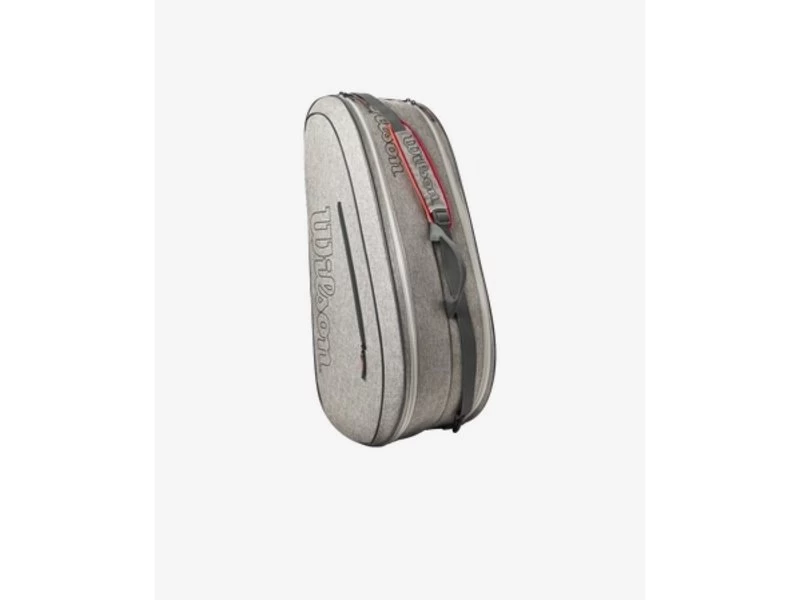 Wilson Team 6 Pack Racquet Bag- Heather Grey 2 Wilson Team 6 Pack Racquet Bag- Heather Grey - Image 2