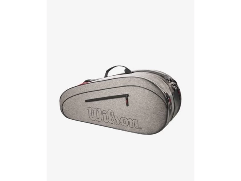 Wilson Team 6 Pack Racquet Bag- Heather Grey 3 Wilson Team 6 Pack Racquet Bag- Heather Grey - Image 3