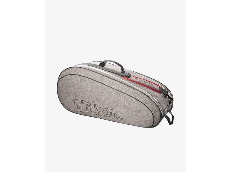 Wilson Team 6 Pack Racquet Bag- Heather Grey 1 Wilson Team 6 Pack Racquet Bag- Heather Grey