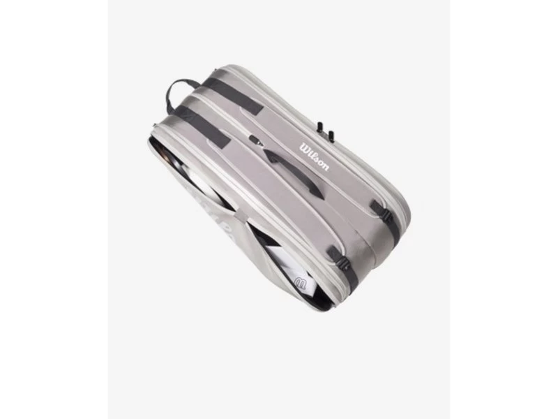 Wilson Tour 12 Pack Racquet Bag- Stone 3 Wilson Tour 12 Pack Racquet Bag- Stone - Image 3