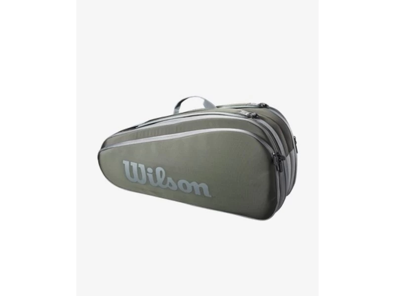Wilson Tour 6 Pack Racquet Bag- Dark Green 2 Wilson Tour 6 Pack Racquet Bag- Dark Green - Image 2
