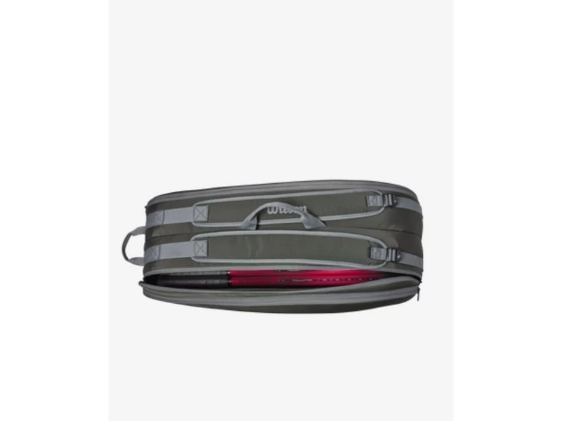 Wilson Tour 6 Pack Racquet Bag- Dark Green 5 Wilson Tour 6 Pack Racquet Bag- Dark Green - Image 5