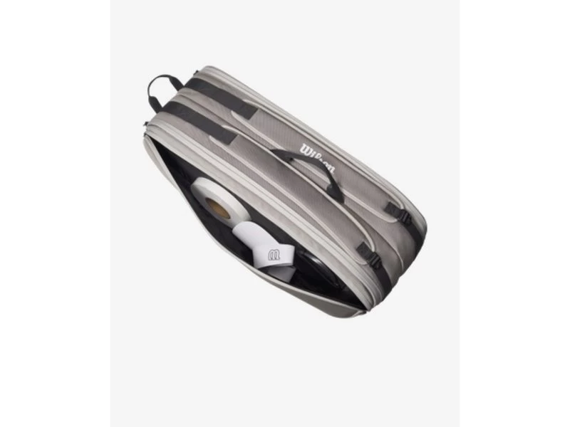 Wilson Tour 6 Pack Racquet Bag- Stone 5 Wilson Tour 6 Pack Racquet Bag- Stone - Image 5