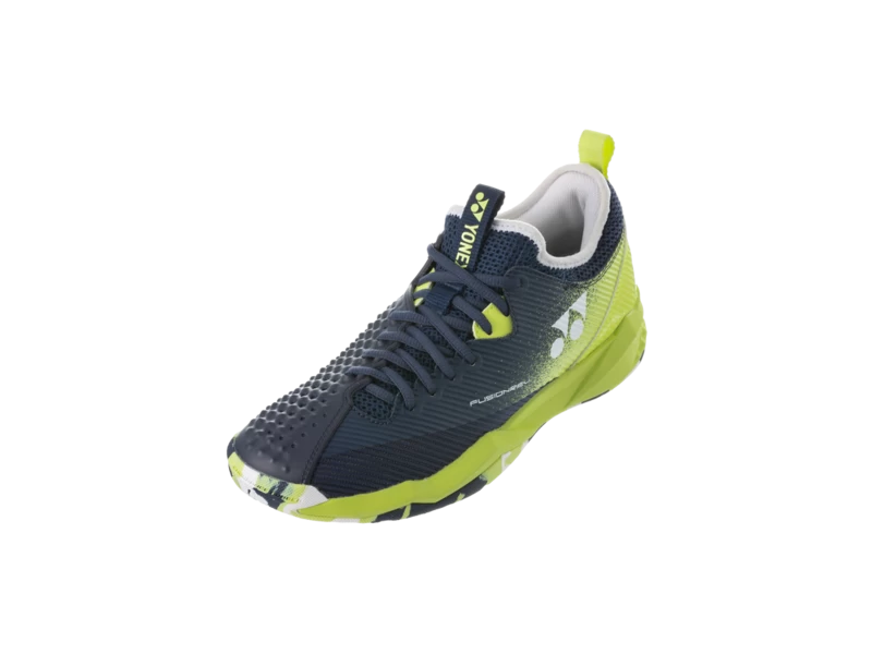 Yonex PC Fusion Rev 4 Men's Shoe Lime/Navy 2 Yonex PC Fusion Rev 4 Men's Shoe Lime/Navy - Image 2