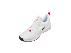 Yonex Sonicage 3 Men's Shoe- White/Red -Wilson Store yonex sonicage 3 mens shoe white red 2
