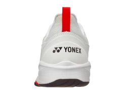 Yonex Sonicage 3 Men's Shoe- White/Red -Wilson Store yonex sonicage 3 mens shoe white red 5