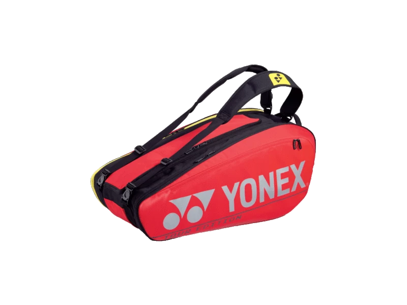 Yonex Yonex Pro Racquet 9 Pack Bag Red 1 Yonex Yonex Pro Racquet 9 Pack Bag Red